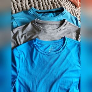 Nike & Under Armour YXL Lot of 3, dri fit tshirts
